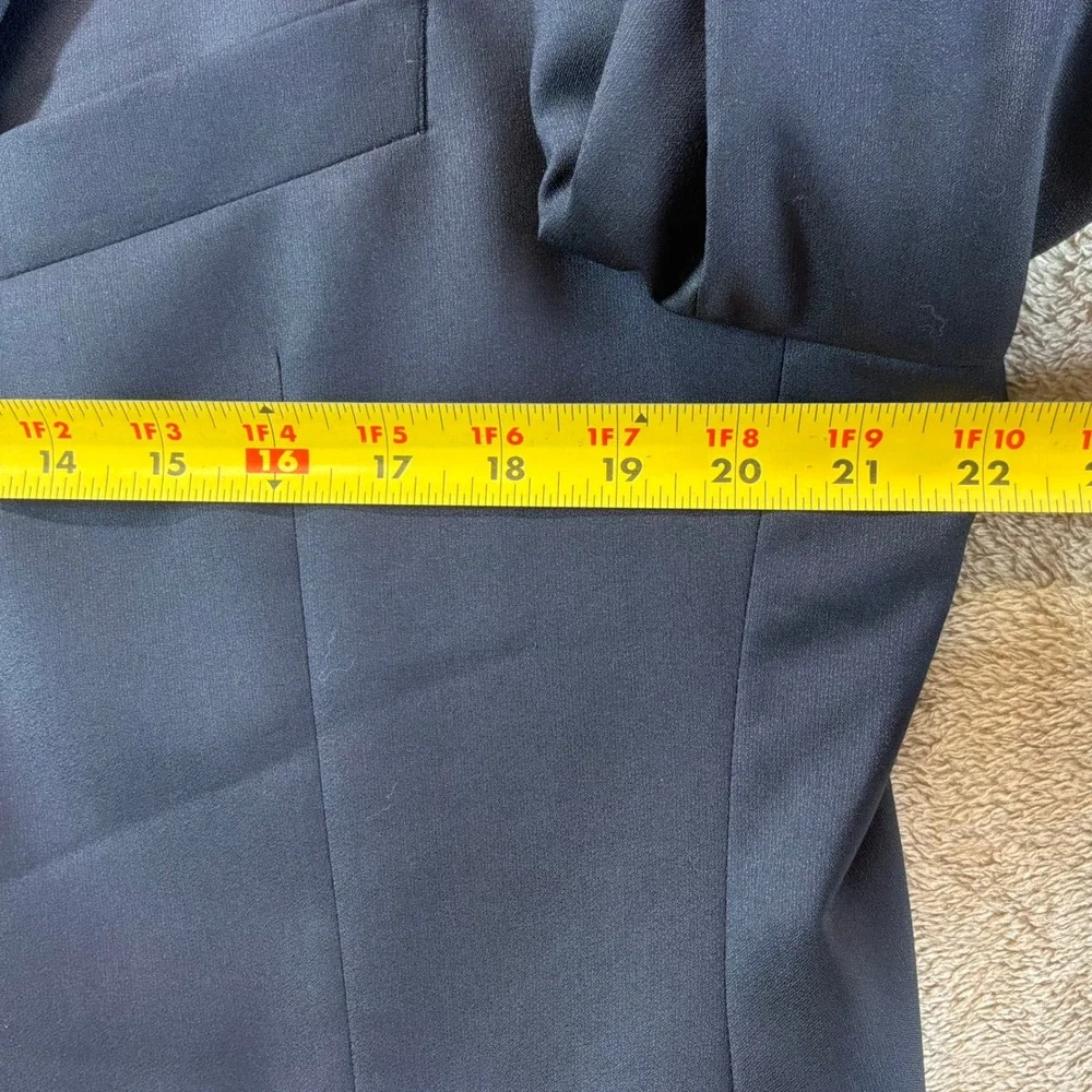Jos. A. Bank Reserve Navy Blue Wool Blazer Gold Crest Buttons 44R Made in USA